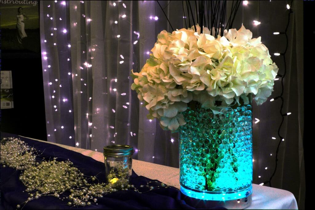 LED Vase lights The Perfect Lighting Centerpiece for a Wedding or