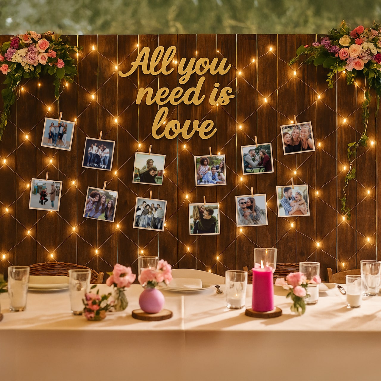 LED Net Lights for Wedding
