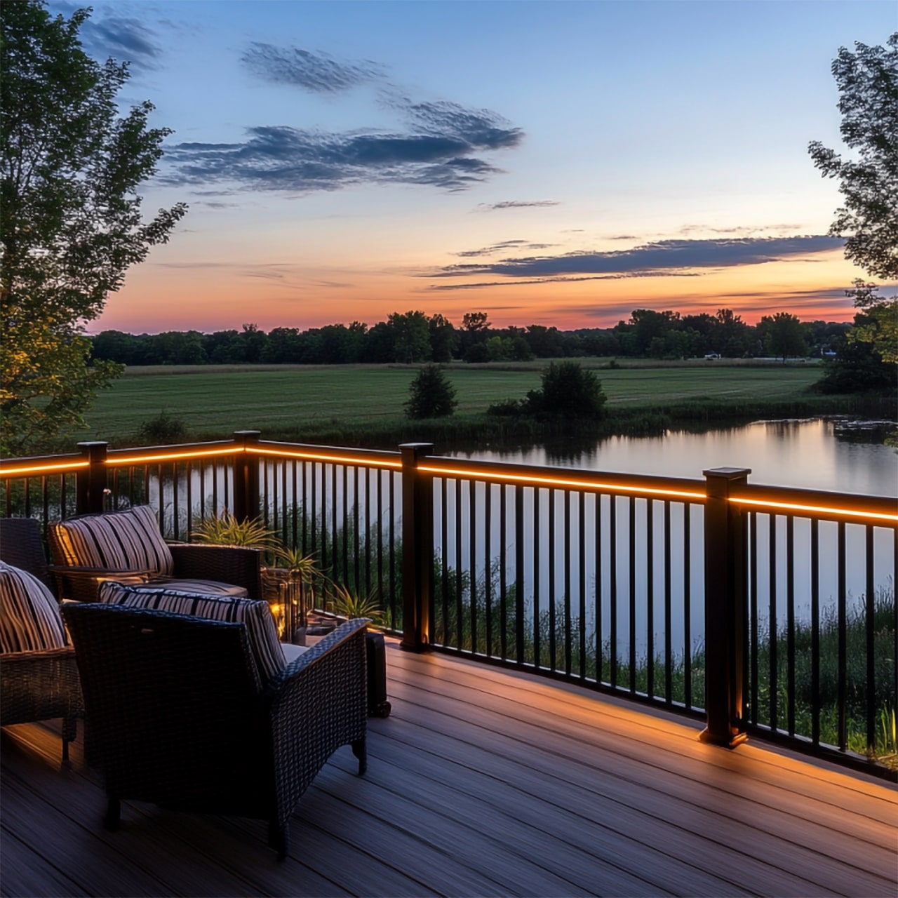 Installing Outdoor Strip Lights on Fencing & Railings