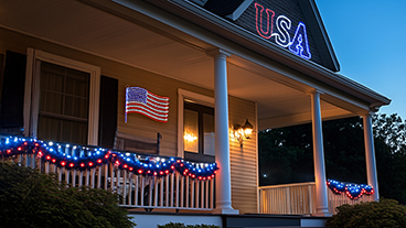 Patriotic LED Signs & Decorations