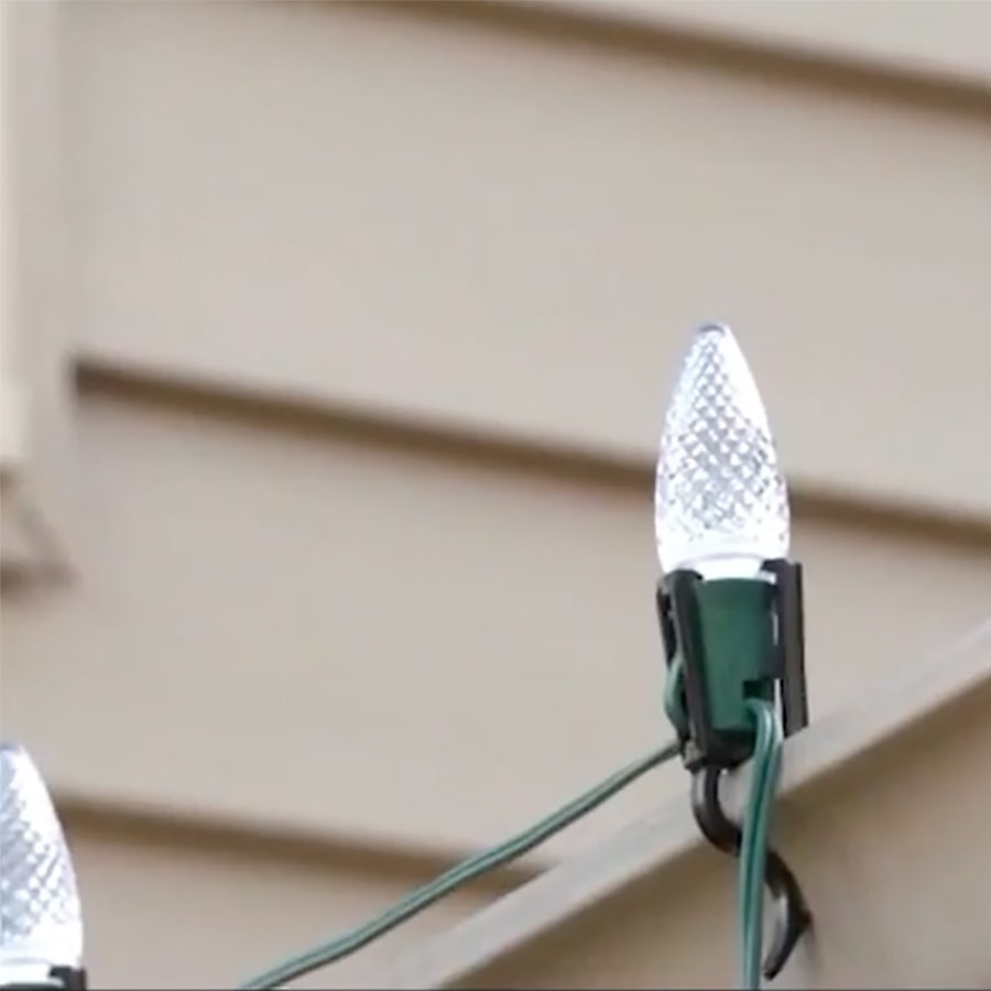 Hanging Christmas Lights on Gutters and Shingles